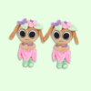 Bassie Plush 2PCS